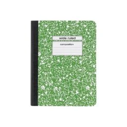 Staples® Composition Notebook, 9.75" X 7.5", Wide Ruled, 80 Sheets, Assorted Colors, 48/Carton (20702CT) -Office Supply Shop sp38165506 sc7