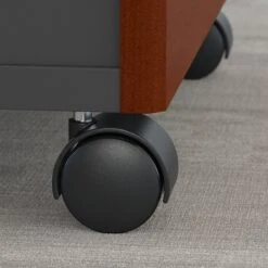 Bush Business Furniture Westfield 72W X 30D 3 Position Sit To Stand L Desk With Mobile File Cabinet, Hansen Cherry (SRC125HCSU) -Office Supply Shop sp38462266 sc7