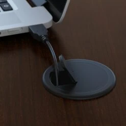 Bush Business Furniture Westfield 72W X 36D 3 Position Bow Front Sit To Stand L Desk W/ File Cabinet, Mocha Cherry (SRC126MRSU) -Office Supply Shop sp38463782 sc7