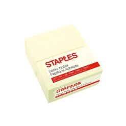 Staples Sticky Notes, 3" X 5", 100 Sheets/Pad, 12 Pads/Pack (S-35YR12/52571) -Office Supply Shop sp39611749 sc7 1