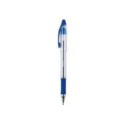Staples Icebreaker Ballpoint Pens, Medium Point, Blue Ink, Dozen (18281)