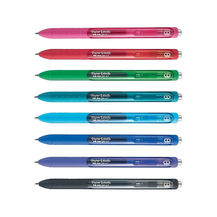 Paper Mate InkJoy Retractable Gel Pen, Medium Point, Assorted Ink, 8/Pack (1958946) Paper Mate InkJoy Retractable Gel Pen, Medium Point, Assorted Ink, 8/Pack (1958946) -Office Supply Shop sp40285715 sc7