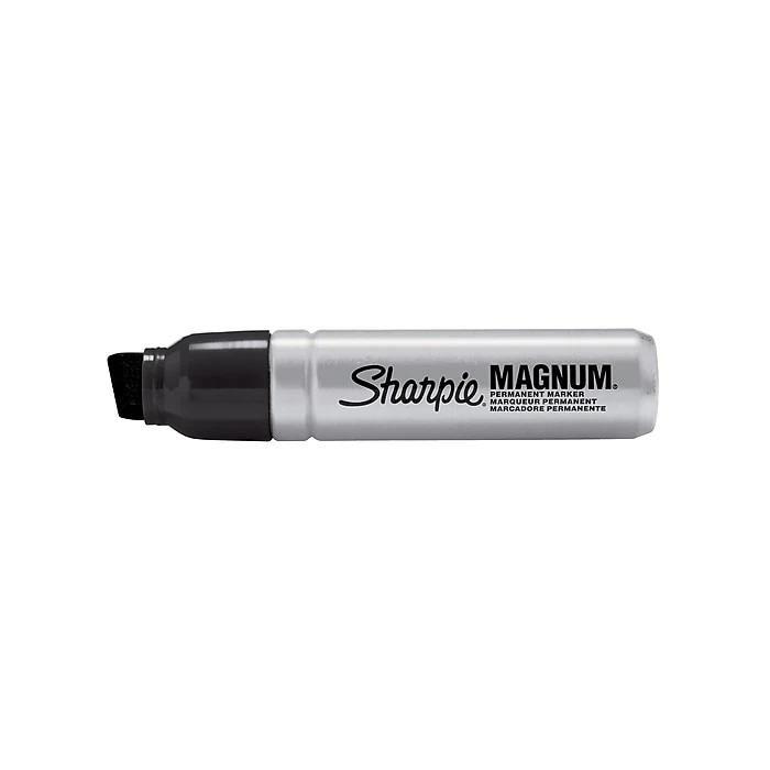 Sharpie Magnum Permanent Markers, Chisel Tip, Black, 12/Pack (44001DZ) Sharpie Magnum Permanent Markers, Chisel Tip, Black, 12/Pack (44001DZ) -Office Supply Shop sp40797942 sc7 1