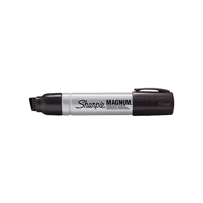 Sharpie Magnum Permanent Markers, Chisel Tip, Black, 12/Pack (44001DZ) Sharpie Magnum Permanent Markers, Chisel Tip, Black, 12/Pack (44001DZ) -Office Supply Shop sp40797949 sc7 1
