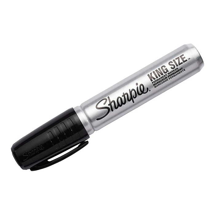Sharpie Pro King Size Permanent Marker, Chisel Tip, Black Ink, Dozen (15001) Sharpie Pro King Size Permanent Marker, Chisel Tip, Black Ink, Dozen (15001) -Office Supply Shop sp40798478 sc7