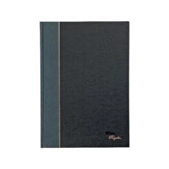 TOPS Royale Executive Notebook, 8.25" X 11.75", College Ruled, 96 Sheets, Black (TOP 25232)