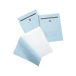 Pacon Corporation Exam Notebook, 7" X 8.5", Wide Ruled, 8 Sheets, Blue (BB7816)