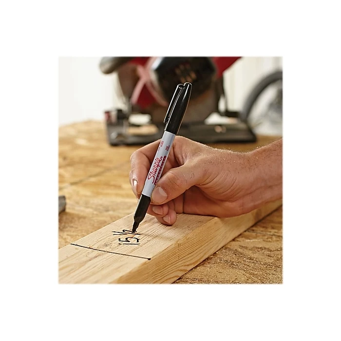 Sharpie Industrial Permanent Markers, Fine Tip, Black, Dozen (13601) Sharpie Industrial Permanent Markers, Fine Tip, Black, Dozen (13601) -Office Supply Shop sp41812172 sc7