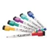 Quartet ReWritables Mini Dry Erase Markers, Fine Point, Assorted, 6/Pack (51-661142Q)