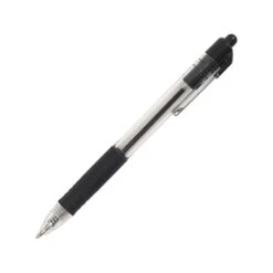 Staples Retractable Ballpoint Pens, Medium Point, Black Ink, Dozen (28560)