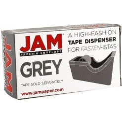 JAM Paper® Office & Desk Sets, 1 Stapler & 1 Tape Dispenser, Grey, 2/Pack (3378gy) -Office Supply Shop sp4211302 sc7