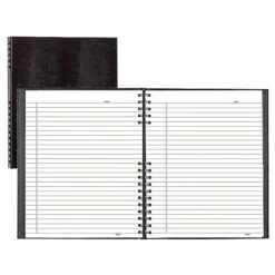 Blueline NotePro Professional Notebook, 8.5" X 10.75", College Ruled, 200 Sheets, Black (A10200.BLK) -Office Supply Shop sp42116369 sc7