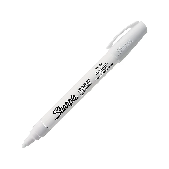 Sharpie Oil-Based Paint Marker, Medium Tip, White (35558) Sharpie Oil-Based Paint Marker, Medium Tip, White (35558) -Office Supply Shop sp42124831 sc7
