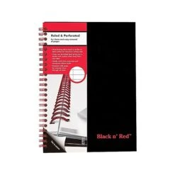 Black N' Red Professional Notebook, 5.88" X 8.25", Wide Ruled, 70 Sheets, Black/Red (L67000) -Office Supply Shop sp42125923 sc7