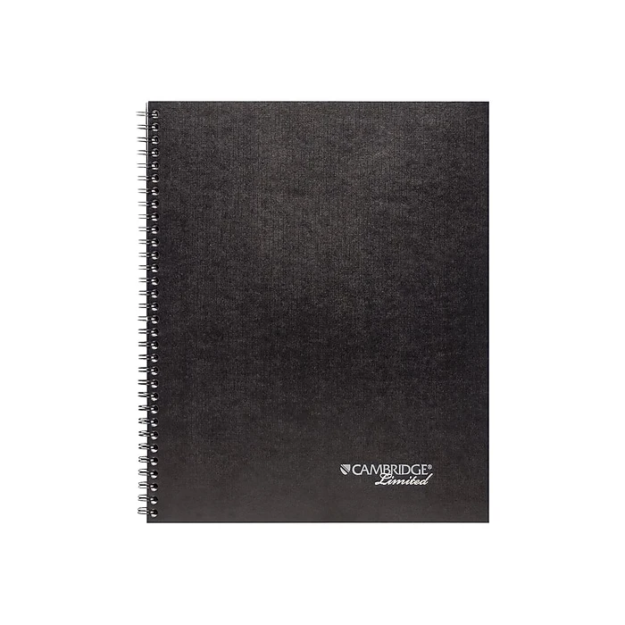 Cambridge Professional Notebook, 8.5" x 11", Legal Ruled, 80 Sheets, Black (06062) Cambridge Professional Notebook, 8.5" X 11", Legal Ruled, 80 Sheets, Black (06062) -Office Supply Shop sp42127297 sc7