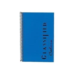 TOPS Classified Colors 1-Subject Notebook, 5.5" X 8.5", Narrow Ruled, 100 Sheets, Indigo (TOP 73506)