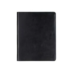 Cambridge Limited Refillable Professional Notebook, 6.63" X 9.5", Wide Ruled, 50 Sheets, Black (06589)