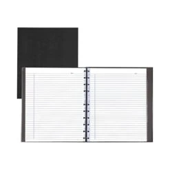 Blueline MiracleBind Professional Notebook, 11" X 9.0625", College Ruled, 75 Sheets, Black (AF11150.81) -Office Supply Shop sp42179874 sc7
