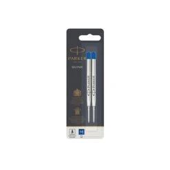 Parker® Parker Quink Gel-Ink Pen Refills, Medium Tip, Blue Ink, 2/Pack (1950364)