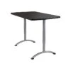 ICEBERG ARC 30"W Adjustable Table, Laminate Wood (69317)