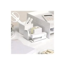 Poppin Stapler, 20 Sheet Capacity, White (100152) -Office Supply Shop sp43801844 sc7