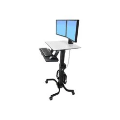 Ergotron WorkFit-C Dual 26"W Adjustable Desk, Plastic/Steel (24-214-085) -Office Supply Shop sp43805559 sc7