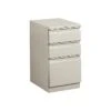HON Brigade 3-Drawer Vertical File Cabinet, Mobile/Pedestal, Letter, Gray, 22.88"D (H33723R.L.Q)
