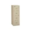 FireKing Turtle 4-Drawer Vertical File Cabinet, Fire Resistant, Letter/Legal, Beige, 22.13"D (4R1822-CPA)