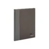 TOPS Royale Executive Notebook, 8" X 10-1/2", 96 Sheets, College Ruled, Black Cover/Gray Spine (TOP 25231)