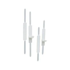 Officemate Folder Fasteners, Matte Silver, 100/Box (99858)