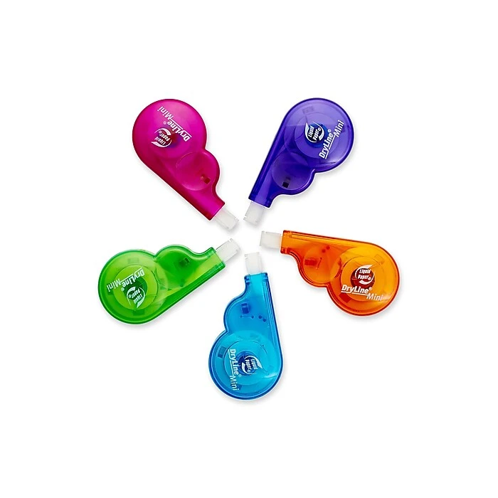 Paper Mate Liquid Paper DryLine Mini Correction Tape, White, 5/Pack (5032315) Paper Mate Liquid Paper DryLine Mini Correction Tape, White, 5/Pack (5032315) -Office Supply Shop sp43812531 sc7