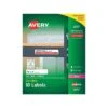 Avery Durable Laser Identification Labels, 5/8" X 3", White, 32/Sheet, 50 Sheets/Pack (6577)