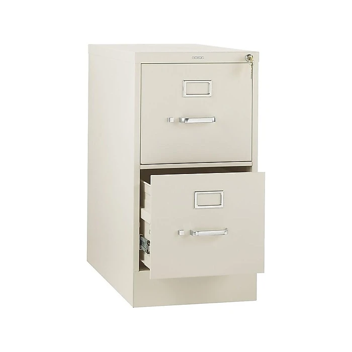 HON 310 Series 2-Drawer Vertical File Cabinet, Locking, Letter, Putty/Beige, 26.5"D (HON312PL) HON 310 Series 2-Drawer Vertical File Cabinet, Locking, Letter, Putty/Beige, 26.5"D (HON312PL) -Office Supply Shop sp43813117 sc7