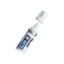Pentel Permanent Marker, Broad Tip, White (100W)