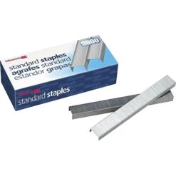 Officemate Standard Staples, 1/4" Leg Length, 5000/Box (91900)