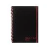 Black N' Red Professional Notebook, 5-7/8" X 8-1/4", 70 Sheets, Ruled, Black/Red Accents (C67009)