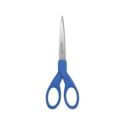 Westcott All Purpose 7" Stainless Steel Scissors, Pointed Tip, Blue (44217)