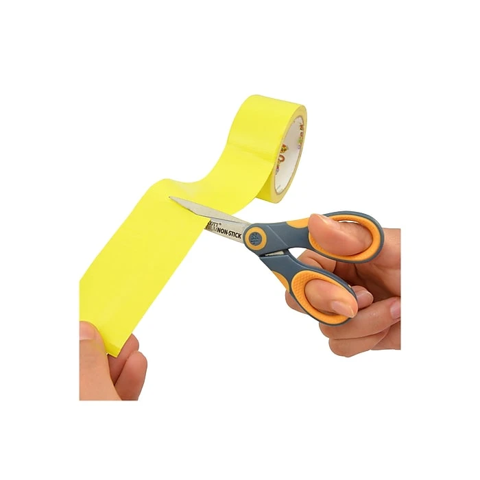 Westcott® Titanium Bonded® Non-Stick 5" Scissors, Pointed Tip, Gray/Yellow (14881) Westcott® Titanium Bonded® Non-Stick 5" Scissors, Pointed Tip, Gray/Yellow (14881) -Office Supply Shop sp44845309 sc7