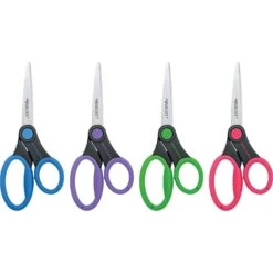 Westcott Soft Handle Student 7" Stainless Steel Standard Scissors, Pointed Tip, Assorted Colors (14609) -Office Supply Shop sp44851159 sc7