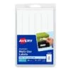 Avery White Erasable ID Labels, 7/8" X 2 7/8" (5429)