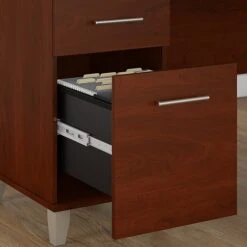 Bush Furniture Somerset 72W 3 Position Sit To Stand L Shaped Desk With Hutch, Hansen Cherry (SET015HC) -Office Supply Shop sp45060428 sc7