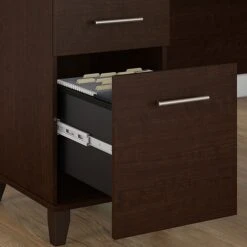 Bush Furniture Somerset 72W 3 Position Sit To Stand L Shaped Desk, Mocha Cherry (SET014MR) 6 Bush Furniture Somerset 72W 3 Position Sit To Stand L Shaped Desk, Mocha Cherry (SET014MR) -Office Supply Shop sp45060489 sc7
