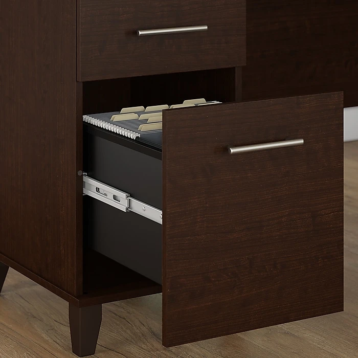 Bush Furniture Somerset 72W 3 Position Sit to Stand L Shaped Desk, Mocha Cherry (SET014MR) Bush Furniture Somerset 72W 3 Position Sit To Stand L Shaped Desk, Mocha Cherry (SET014MR) -Office Supply Shop sp45060489 sc7