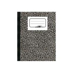 National Brand Xtreme Composition Notebook, 7.87" X 10", 80 College Sheets, Marble Black (43461)