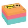 Post-it® Notes, 3" X 3", Aqua Wave, 470 Sheets/Pad, 1 Pad/Pack (2056-PP)