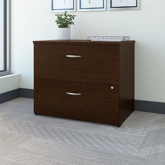 Bush Business Furniture Westfield 36W 2 Drawer Lateral File Cabinet, Mocha Cherry (WC12954C) Bush Business Furniture Westfield 36W 2 Drawer Lateral File Cabinet, Mocha Cherry (WC12954C) -Office Supply Shop sp46632570 sc7