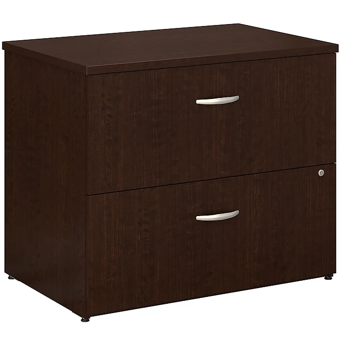 Bush Business Furniture Westfield 36W 2 Drawer Lateral File Cabinet, Mocha Cherry (WC12954C) Bush Business Furniture Westfield 36W 2 Drawer Lateral File Cabinet, Mocha Cherry (WC12954C) -Office Supply Shop sp46632621 sc7