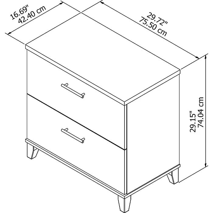 Bush Furniture Somerset Lateral File Cabinet, Hansen Cherry (WC81780) Bush Furniture Somerset Lateral File Cabinet, Hansen Cherry (WC81780) -Office Supply Shop sp46632698 sc7
