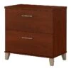 Bush Furniture Somerset Lateral File Cabinet, Hansen Cherry (WC81780)