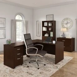 Bush Business Furniture Westfield Lateral File Cabinet, Mocha Cherry (WC12954CSU) 8 Bush Business Furniture Westfield Lateral File Cabinet, Mocha Cherry (WC12954CSU) -Office Supply Shop sp46632874 sc7
